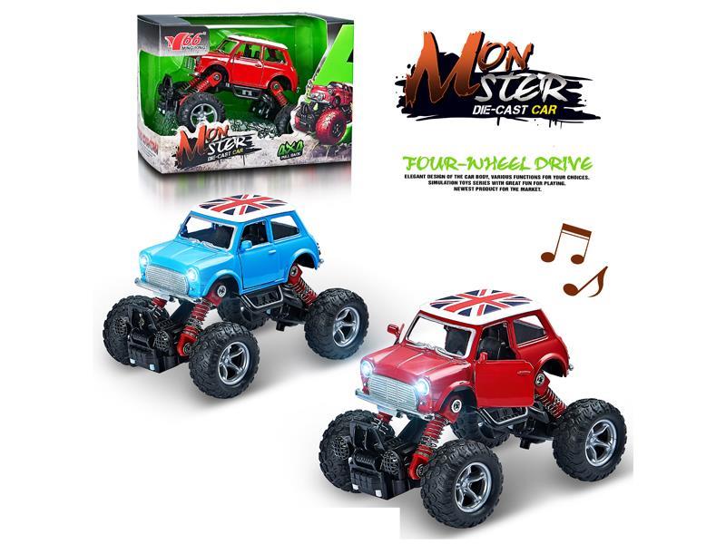 1:36 Q Version Alloy Pull Back Simulation Climbing Wheel