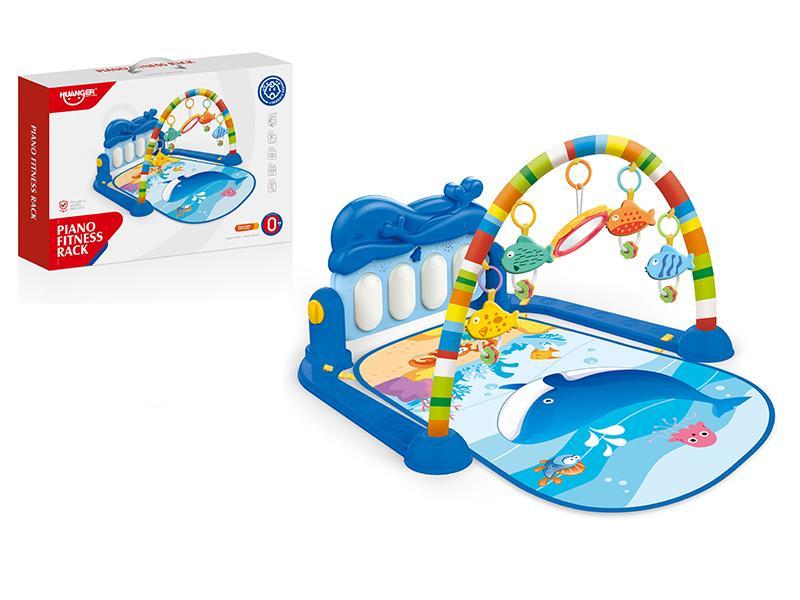 Whale Pedal Piano Fitness Blanket