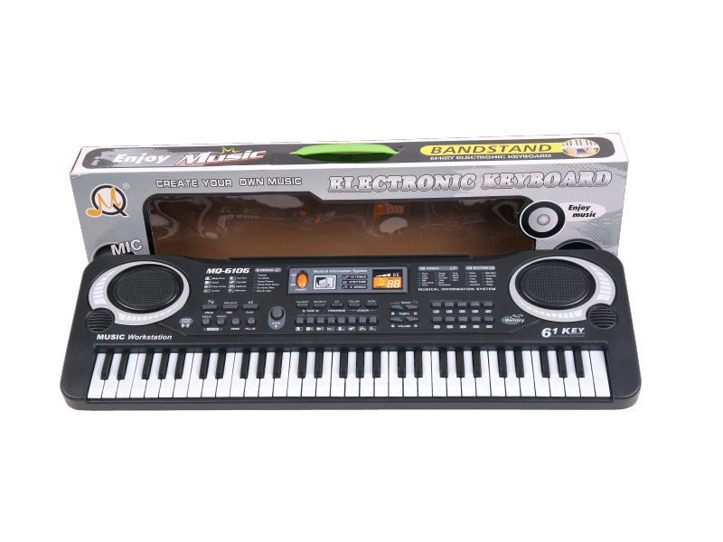61 Key Multi-Function Electronic Organ With Microphone