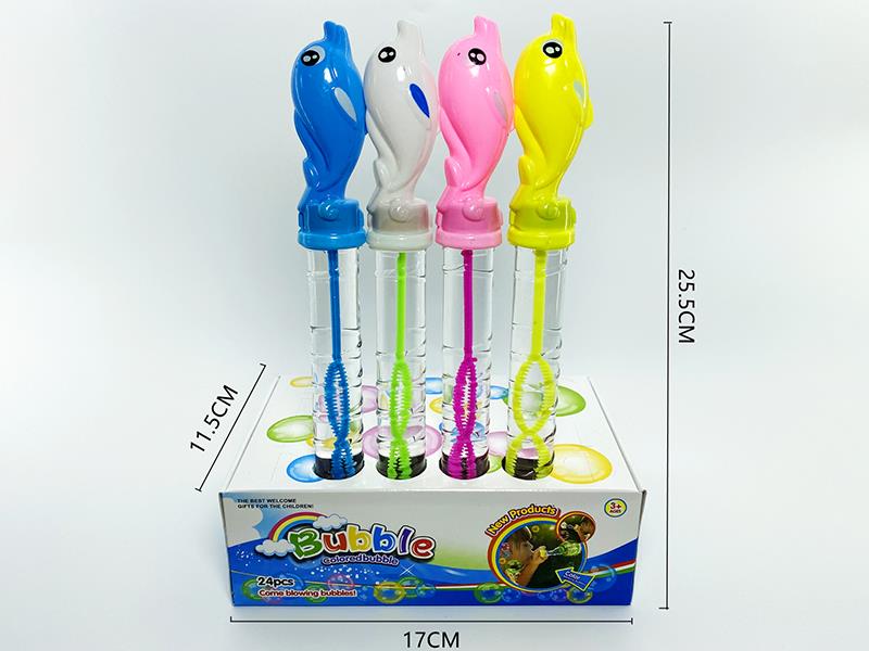 Dolphin Bubble Sticks 24pcs