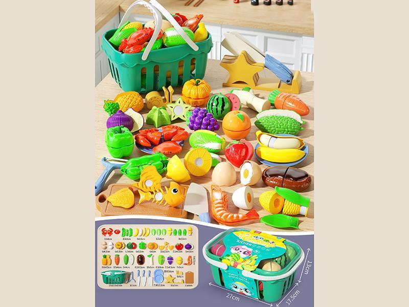 Fruit And Vegetable Foods Cutting Toys