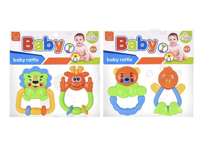 Duck/Bear Baby Rattle