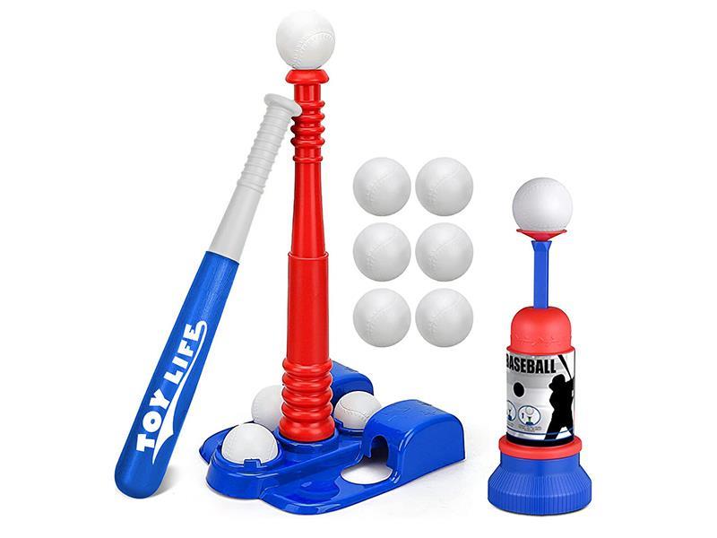 Telescopic Baseball Bat + Launcher +6 Balls + Net Bag