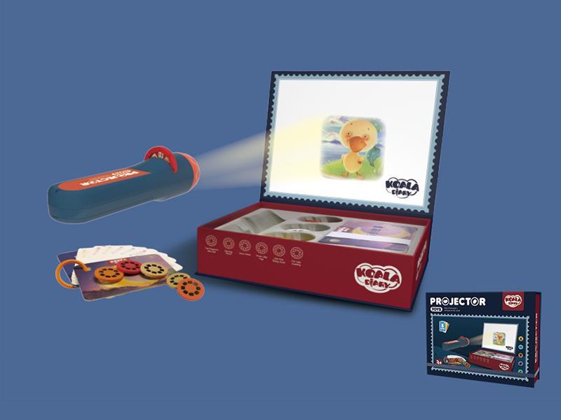 Projection Electric Torch(Blue)