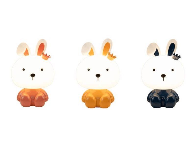 Crown Rabbit Little Squat Touch Night Light