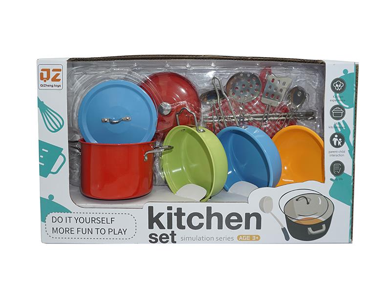Multicolour Stainless Steel Tableware Toys