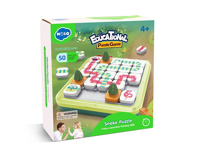 Snake Puzzle Educational Puzzle Game
