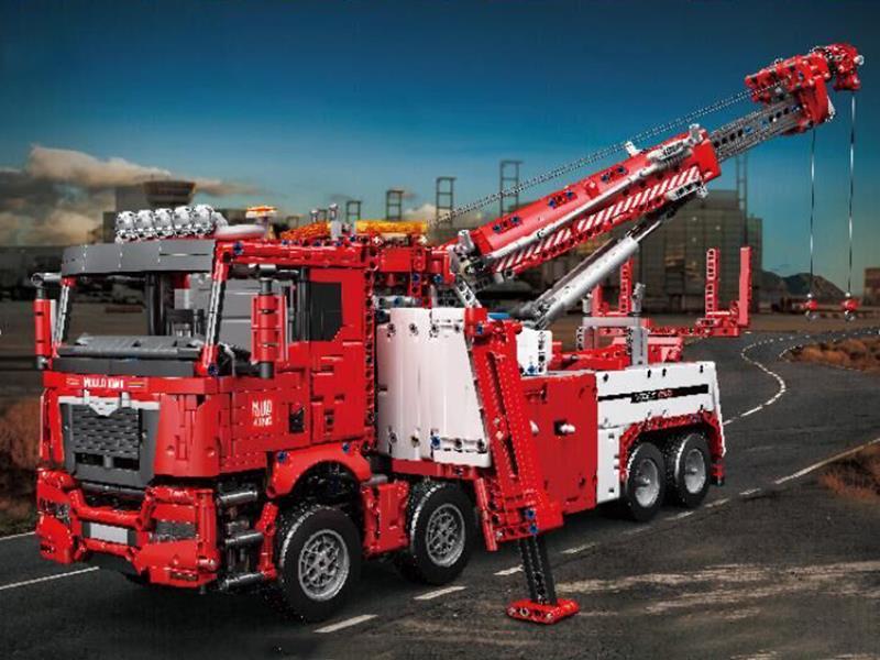 Fire Rescue Vehicle Building Blocks APP Version 4883PCS