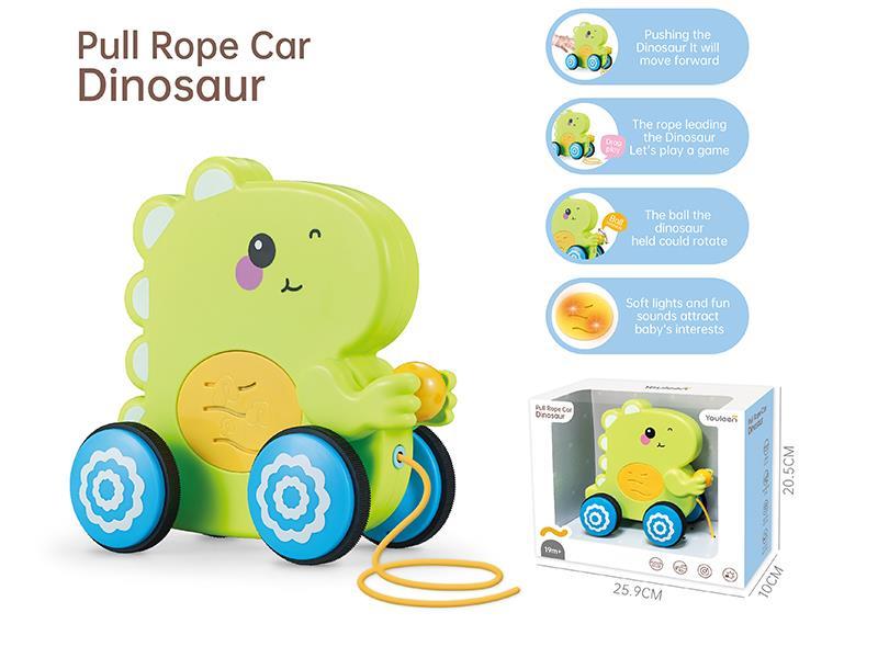 Guided Toddler Pull Rope Car