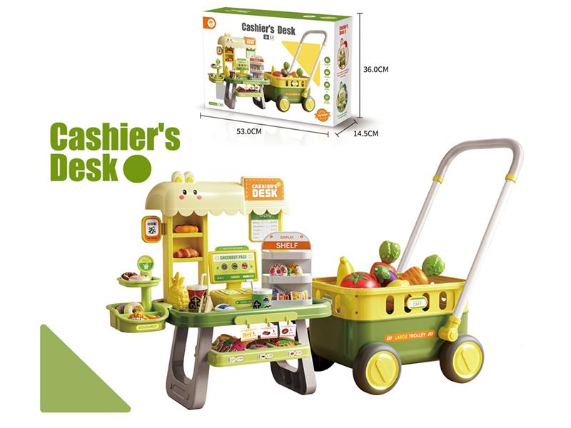 Shopping Cart +  Cashier Desk