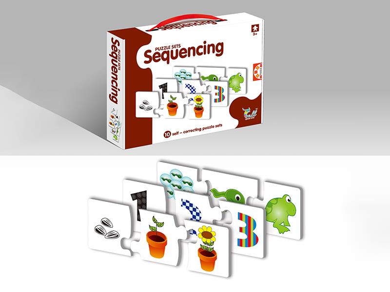 10PCS Sequncing Match Puzzle Sets