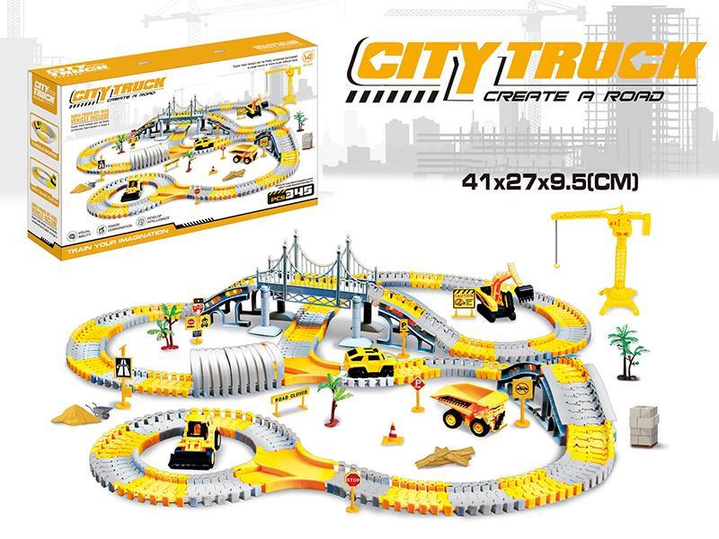 B/O Engineering Rail Car(345pcs)