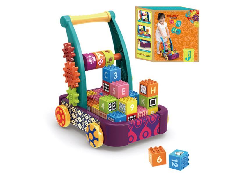Building Blocks Cart 12pcs
