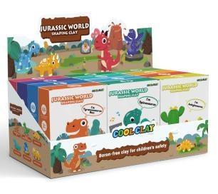 Cool Clay Space Shaping Clay, Ultra-Light Clay, Jurassic Dinosaur Scene