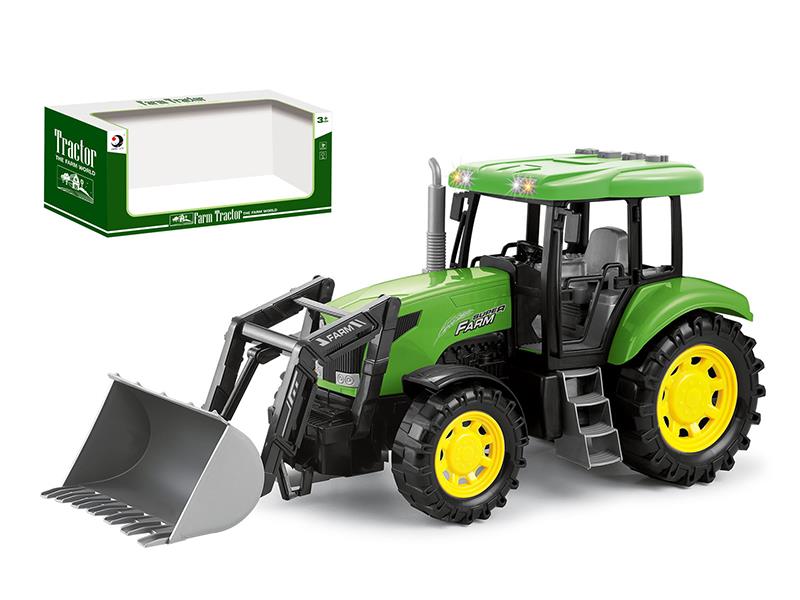 Friction Farm Tractor With Lights And Music