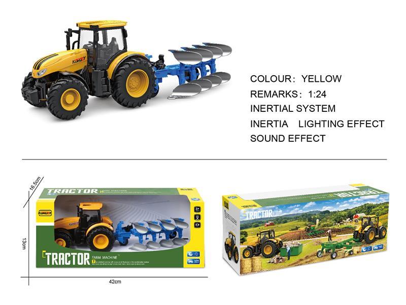 1:24 Friction Plough Car With Sound And Light