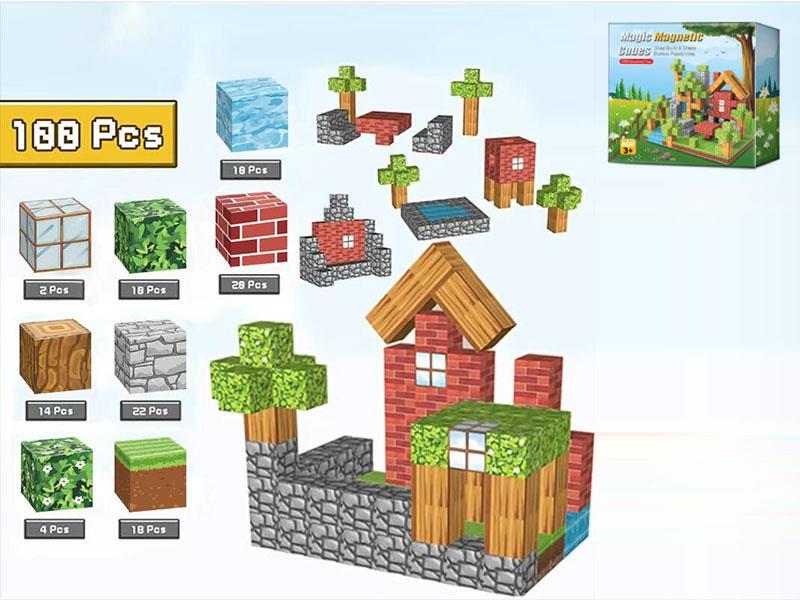 Magnetic Cubek Building Blocks 100PCS