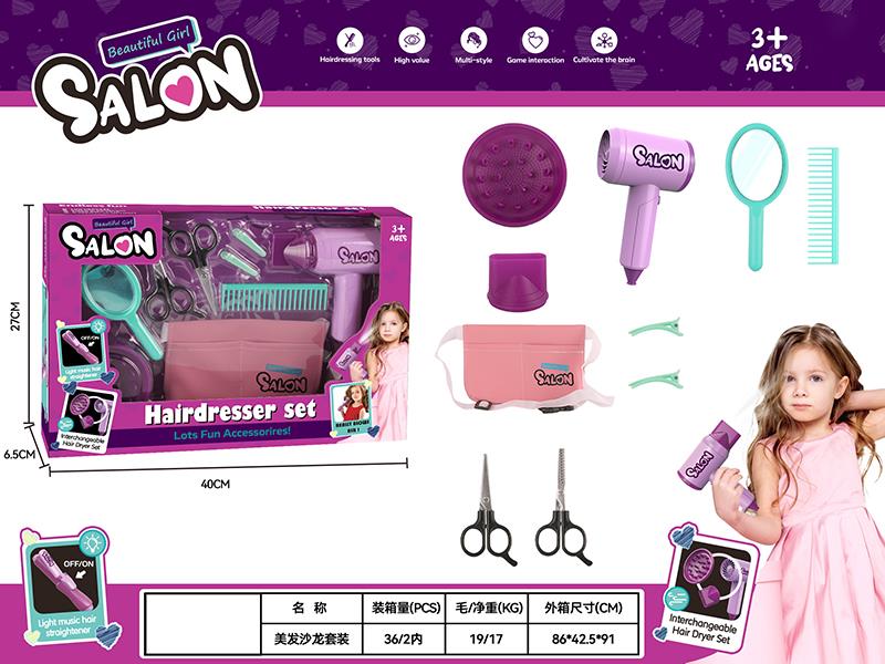 Hair Dresser Set 10pcs