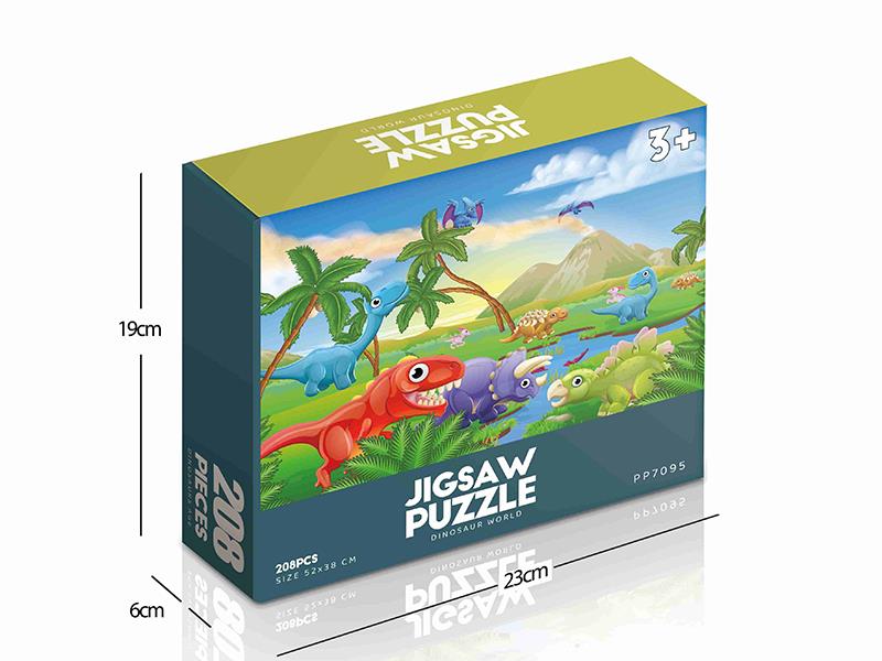 208pcs Jigsaw Puzzle - Dinosaur World