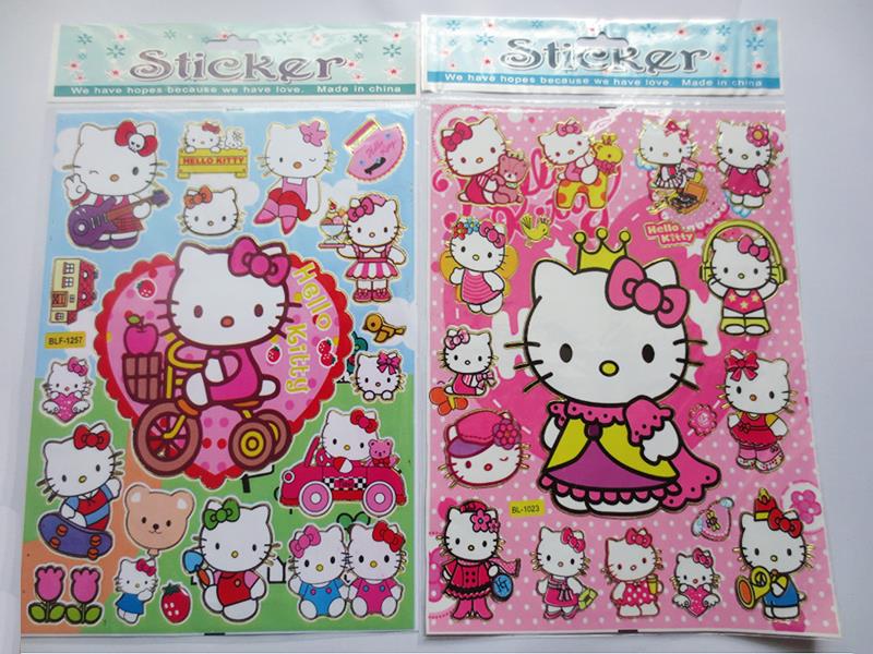 DIY Hello Kitty Stickers