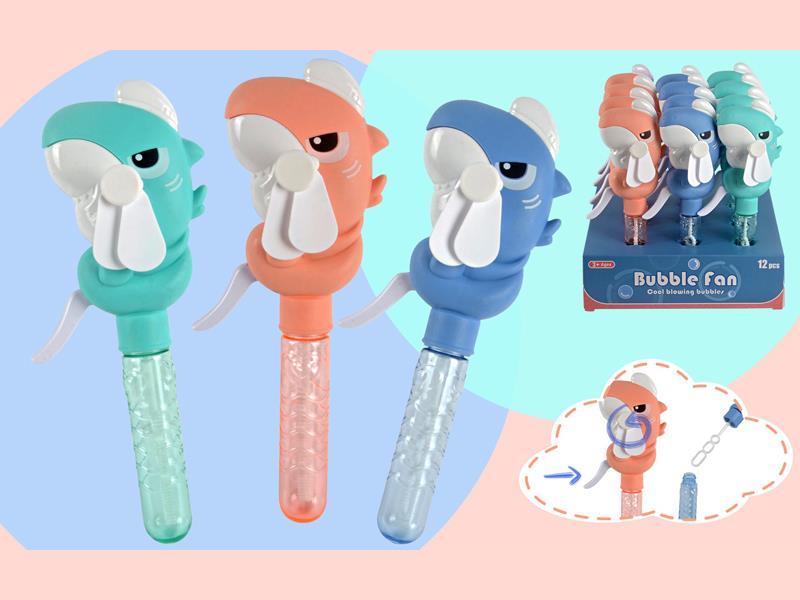 12PCS Shark Bubble Fan