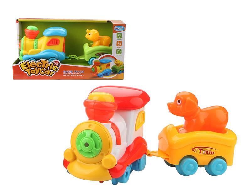 Electric  Cartoon Train With Light And Music