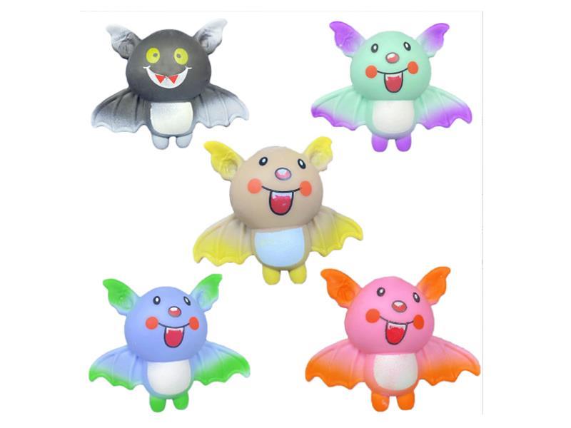 Halloween Bat Flour Ball Squeeze Stress Relief Toy 12pcs