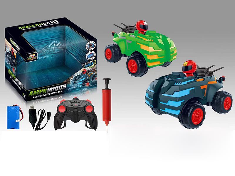 2.4G R/C 4WD Amphibious All-Terrain Stunt Car