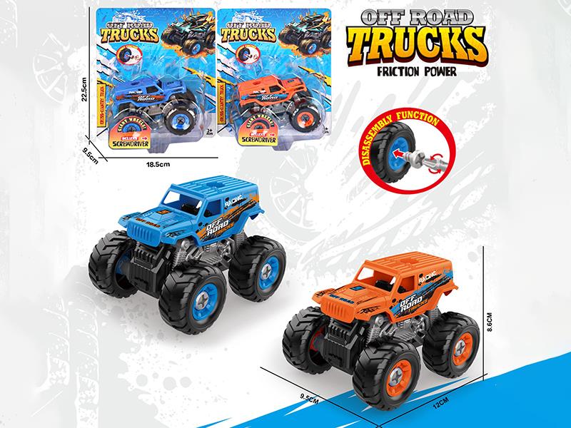 DIY Assembly Friction Wrangler Off-Road Vehicle