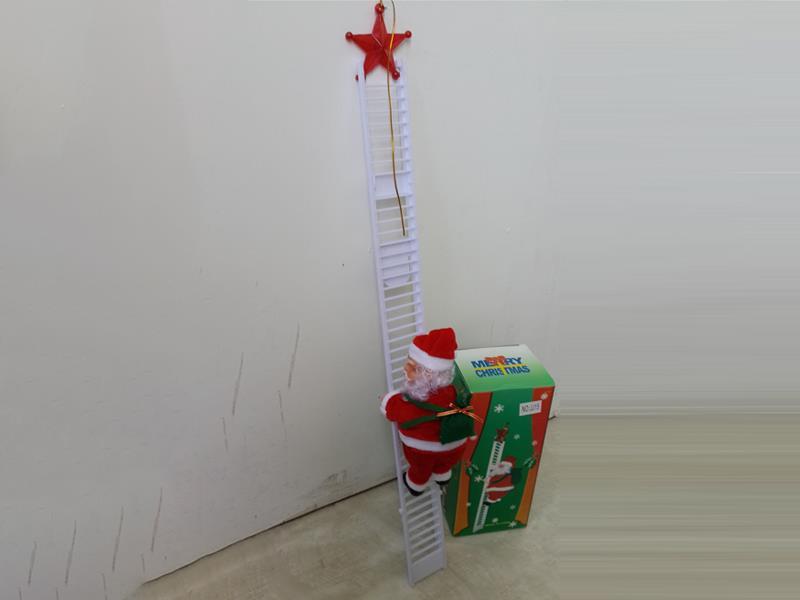 Climbing A Ladder Santa Claus