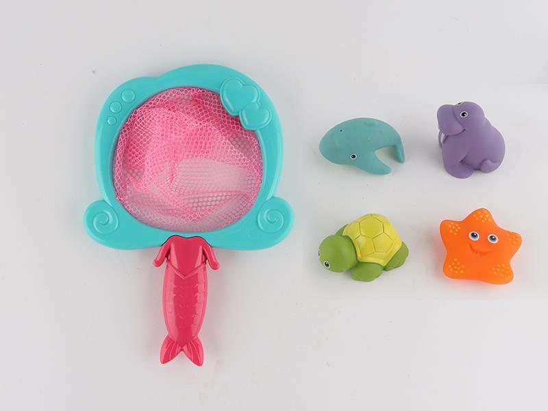 Mermaid Scoop Net With 4 Animals