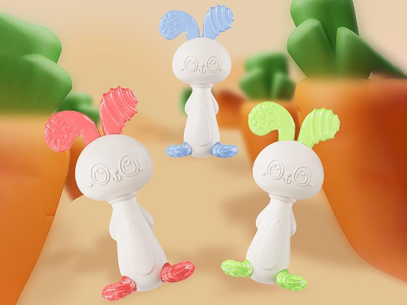 Silica Gel Rabbit Teether