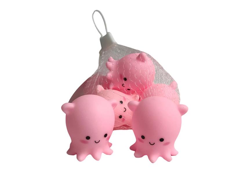 Vinyl Octopus Bath Toy 5pcs
