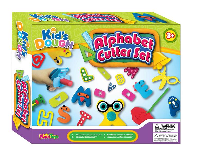 Play Dough Alphabet Cutter Set