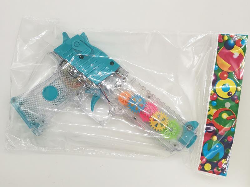 Transparent Electric Gear Small Pistol