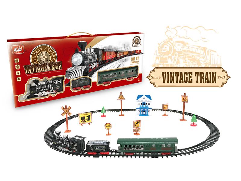 Retro Rail Train(Light + Sound)