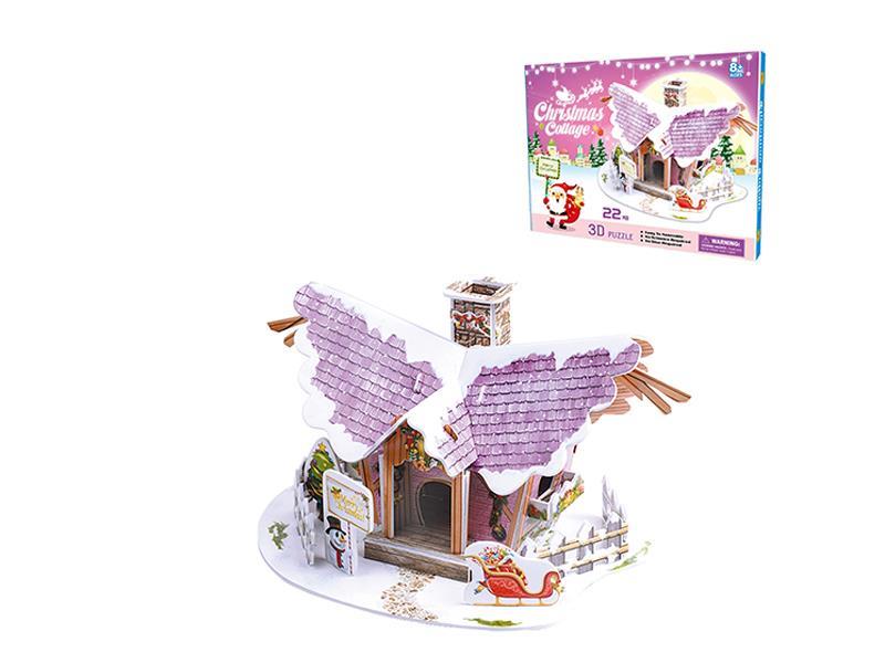 22PCS 3D Puzzle Of Angel Christmas House