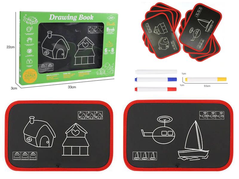 Children's Portable Rotating Graffiti Blackboard