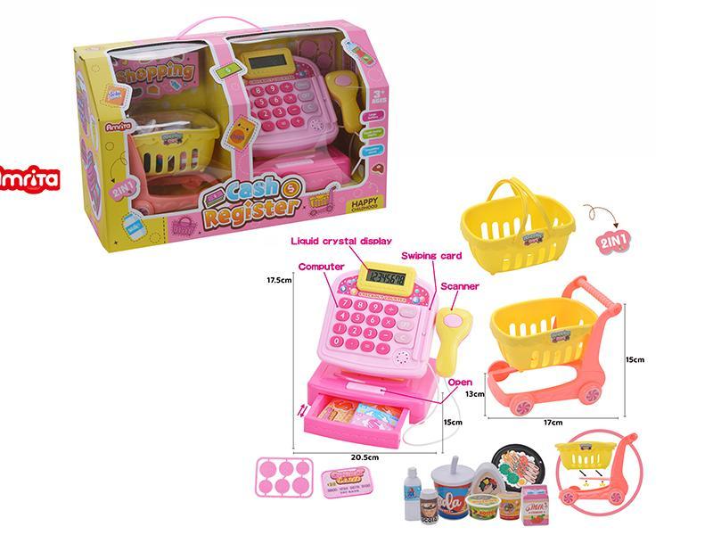 Cash Register With Shopping Cart