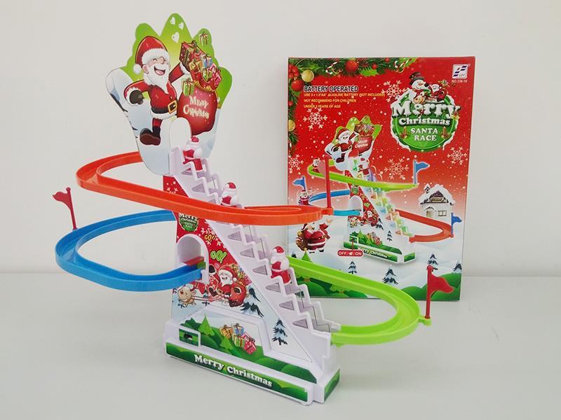 B/O Christmas Rail Train Set With Light And Music