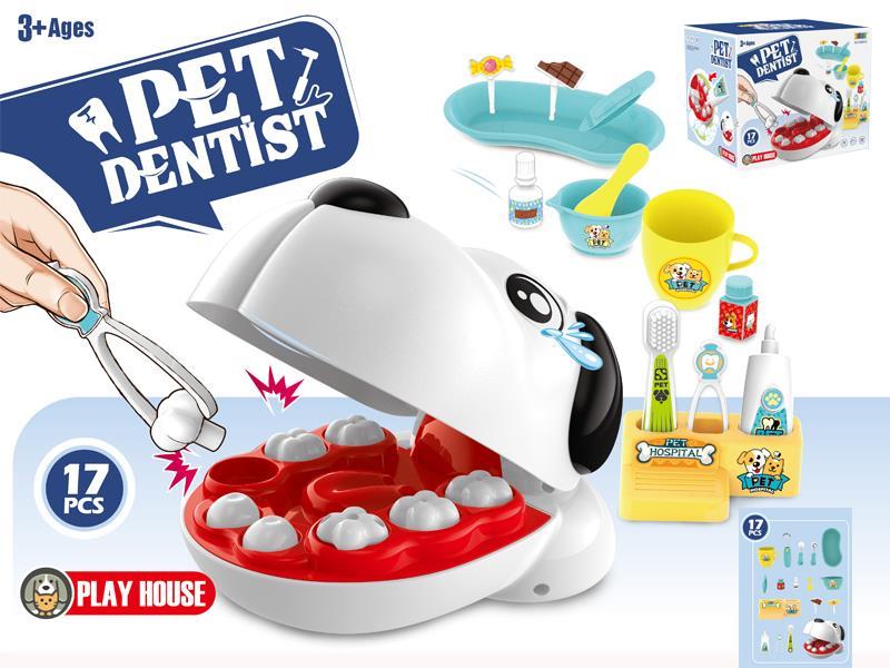 17PCS Pet Dentist Box/Tooth Detector With Function