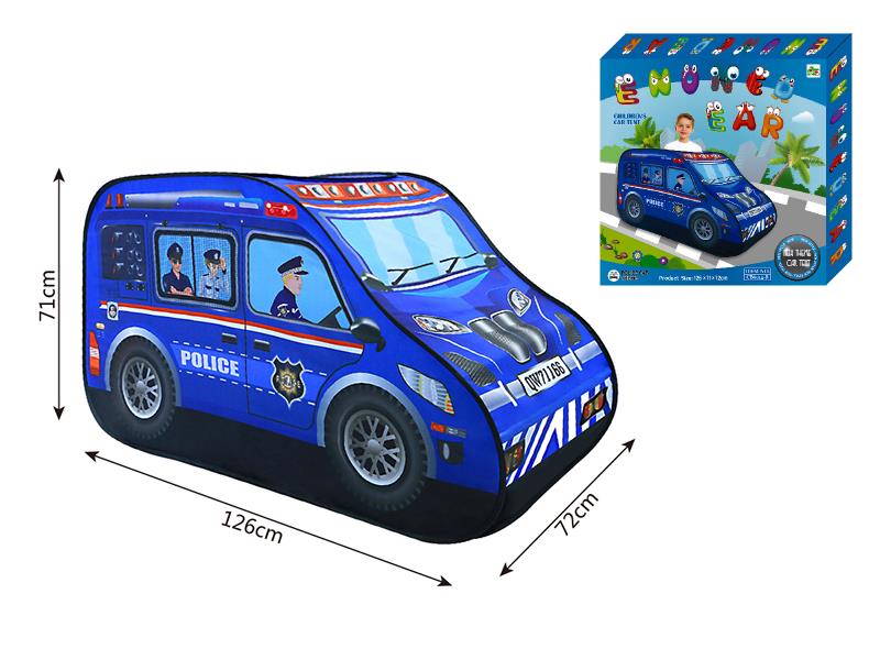 Large Police Car Shape Children Play Tent