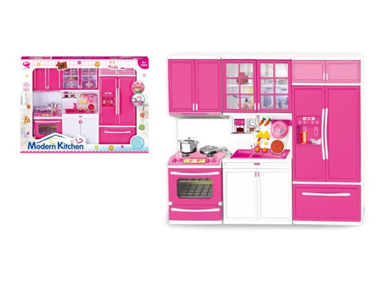 Kitchen Set With  Light And Sound