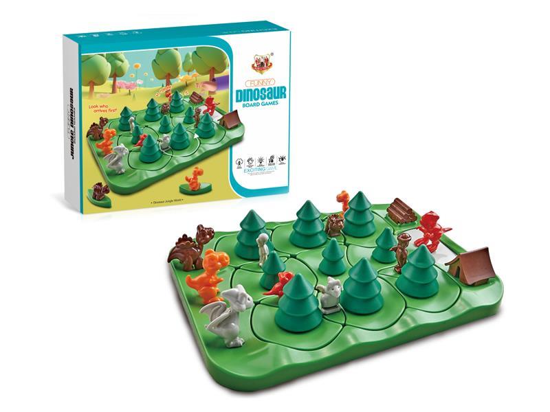 Jungle Dinosaur Puzzle Board Game