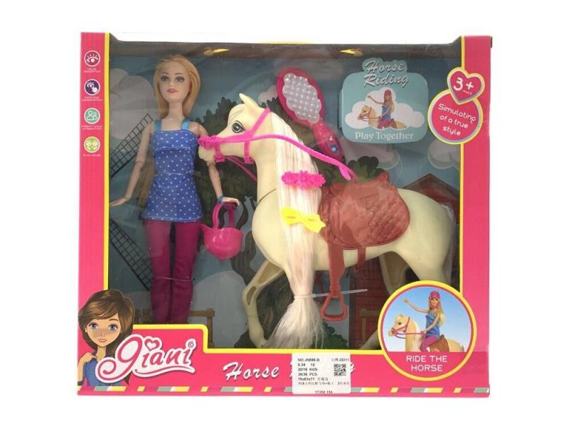 11.5-inch Barbie with a colt and a comb