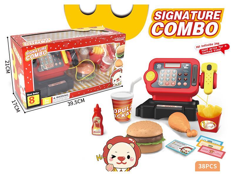 Cash Register Burger Shop