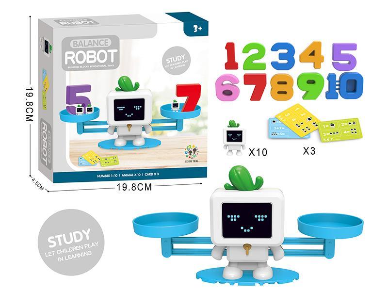 Robot  Balance Number Educational Toys
