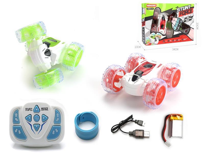 2.4G Programming Watch Remote Control Stunt Car