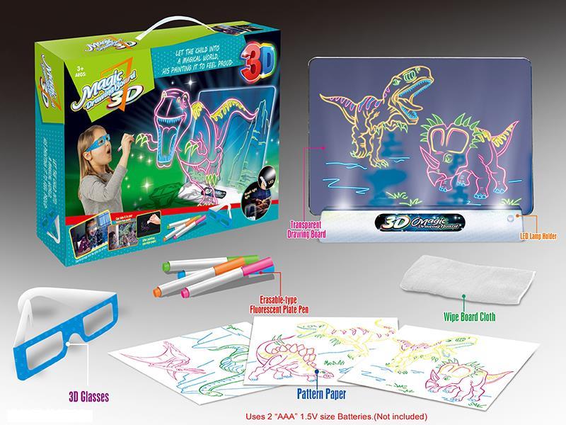 Mini 3D Drawing Board(Dinosaur Version)