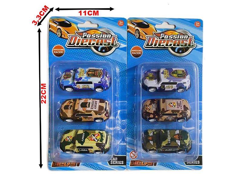 1:64 Pull Back Alloy Iron Car